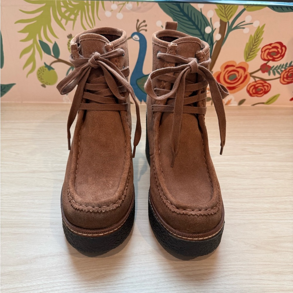 Sam Edelman Brown Suede Boots